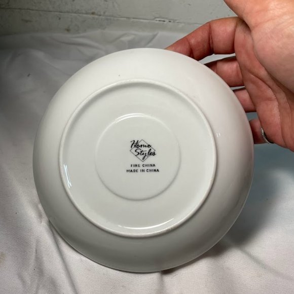 Home Styles Fine China Pink Floral Gold Trim Cup and Saucer Made in China - Picture 8 of 10